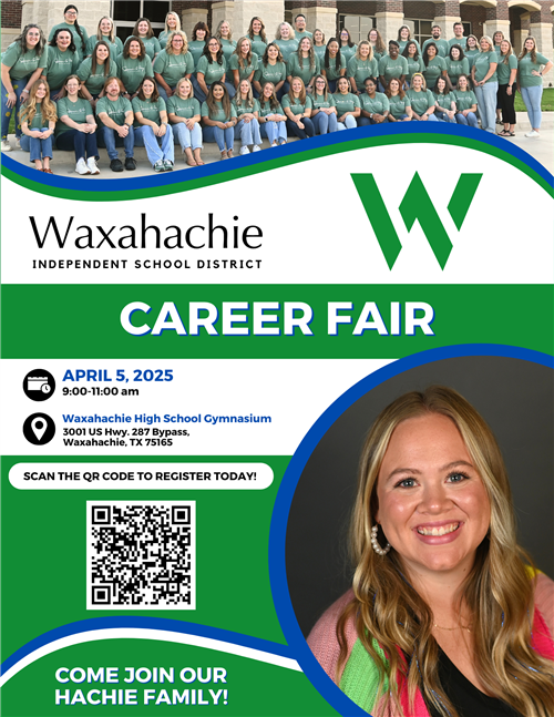 WISD job fair flyer as described in adjoining text